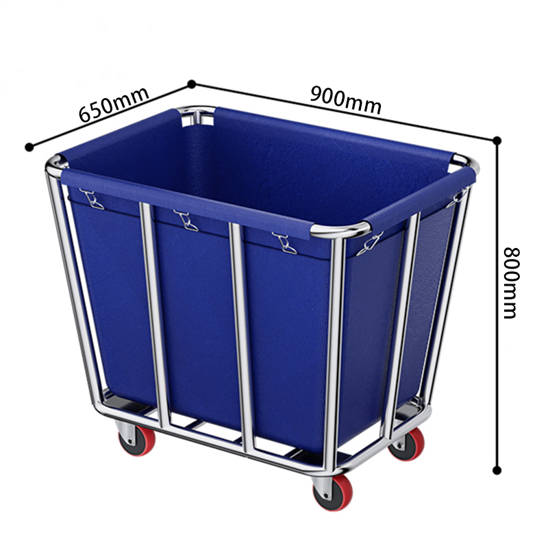 豫汉迎布草车 锥形布草车静音轮900*650*800mm个