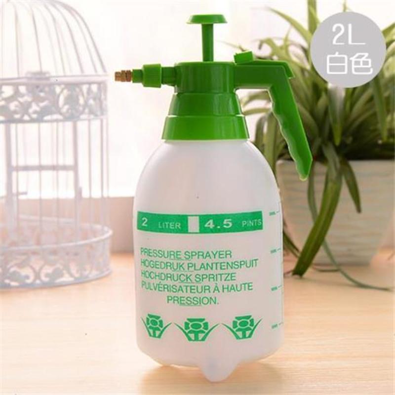 气压式浇花种菜喷壶园艺花草小喷雾器浇水瓶喷水壶养花压力洒水壶 2719-2L白色