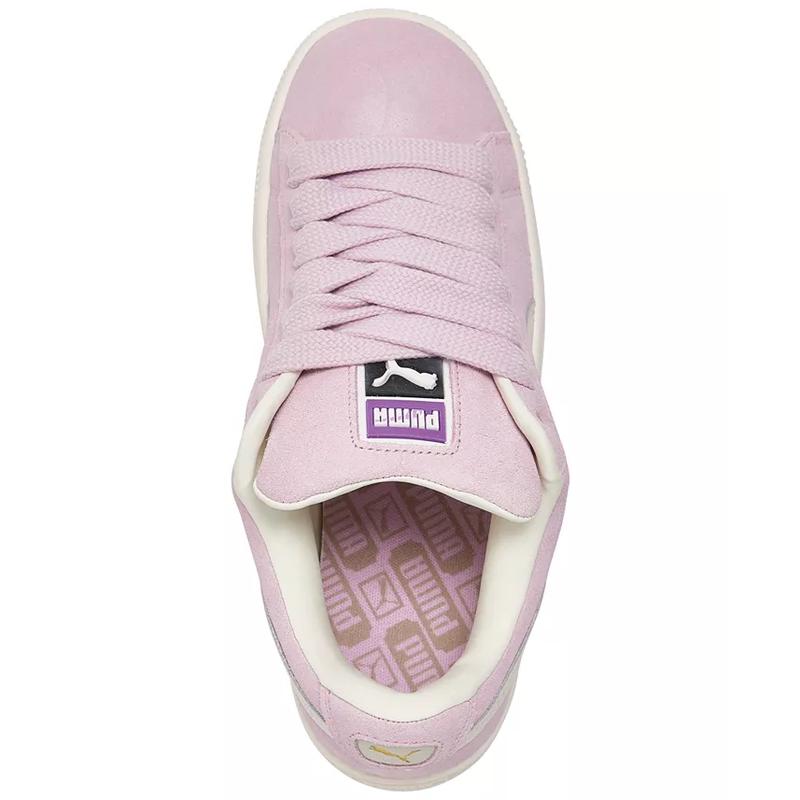 彪马(Puma)女款复古增高运动鞋光滑麂皮拼接网布透气舒适休闲跑鞋高清大图