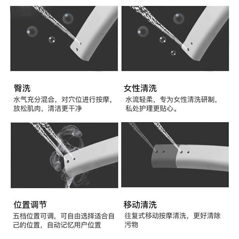 海尔(Haier)卫浴官方旗舰卫玺智能马桶盖超薄遥控式电子坐便盖板圈全自动加热升级款5225U
