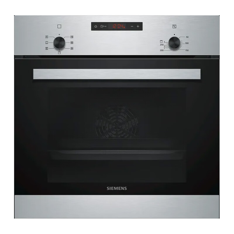 西门子(SIEMENS)HB013FBS2W 66升 原装进口3D热风 嵌入式烤箱 黑色蒸饭柜