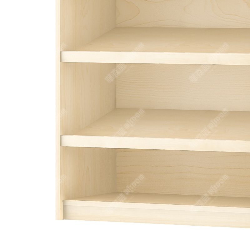 华森葳儿童家具 单格立式中空柜 高直立图书柜 图书柜高清大图