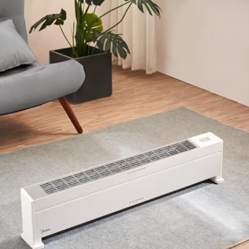 美的(Midea)取暖器烤火炉踢脚线电暖器移动地暖省电速热办公室安全保护居浴两用浴室 NDX-G高清大图