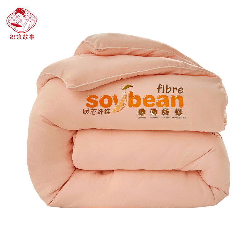 织娘故事 被子 提花大豆被 150*200cm3斤 张高清大图