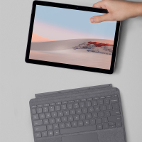 微软（Microsoft）全新 Surface Go 2二合一平板电脑笔记本10.5英寸轻薄便携办公 M3 8G内存 128G硬盘 配备新亮铂金Alcantara键盘带LTE版