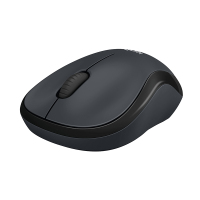 罗技(Logitech)M220无线静音鼠标光电USB家用商务办公台式机笔记本电脑 黑色+鼠标垫