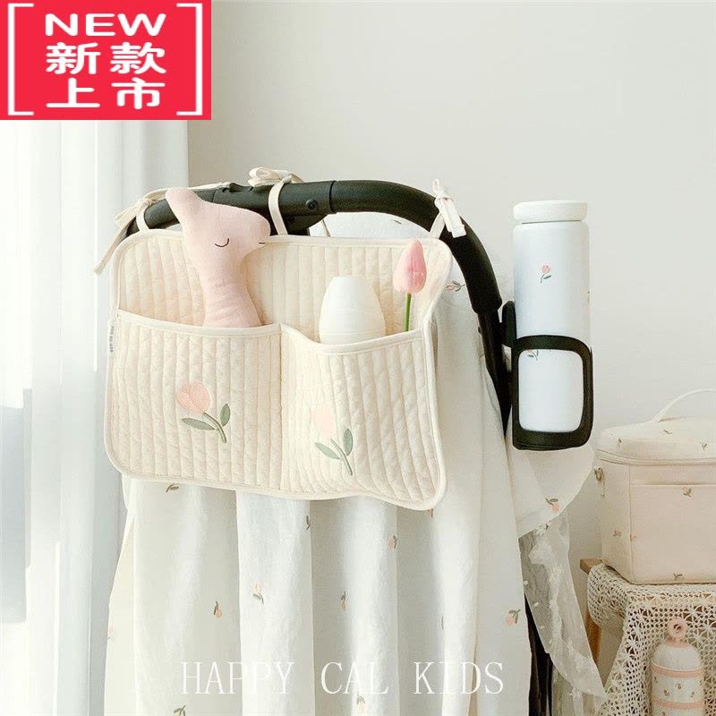 可莉允定制韩系婴儿床收纳挂袋推车袋尿布尿片奶瓶宝宝玩具储物袋收纳袋图片