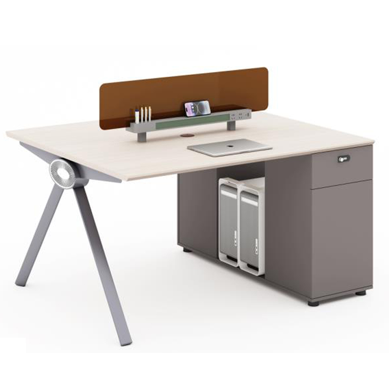 中盈惠彩 办公桌两人位 LC-Y0412 1200*1200*1050mm 张高清大图