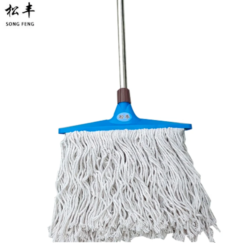 松丰 纯棉加大不掉毛拖把干湿两用拖布 TB-11 把高清大图