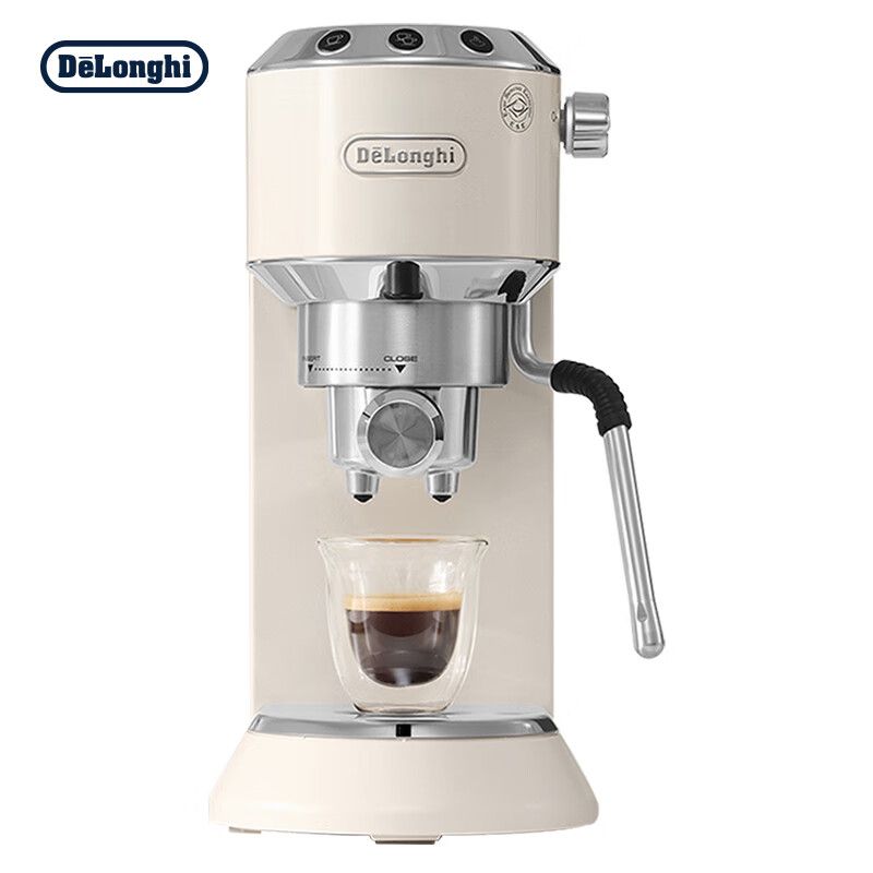 德龙(Delonghi) EC885.CR 1350W 半自动 咖啡机 (计价单位:台) 奶油色高清大图
