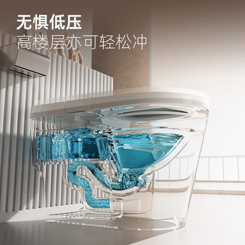 惠达HUIDA轻智能马桶ES20-Q无水压限制带水箱旋涡虹吸坐便器停电冲水305mm 400mm 工厂直发 全国联保高清大图