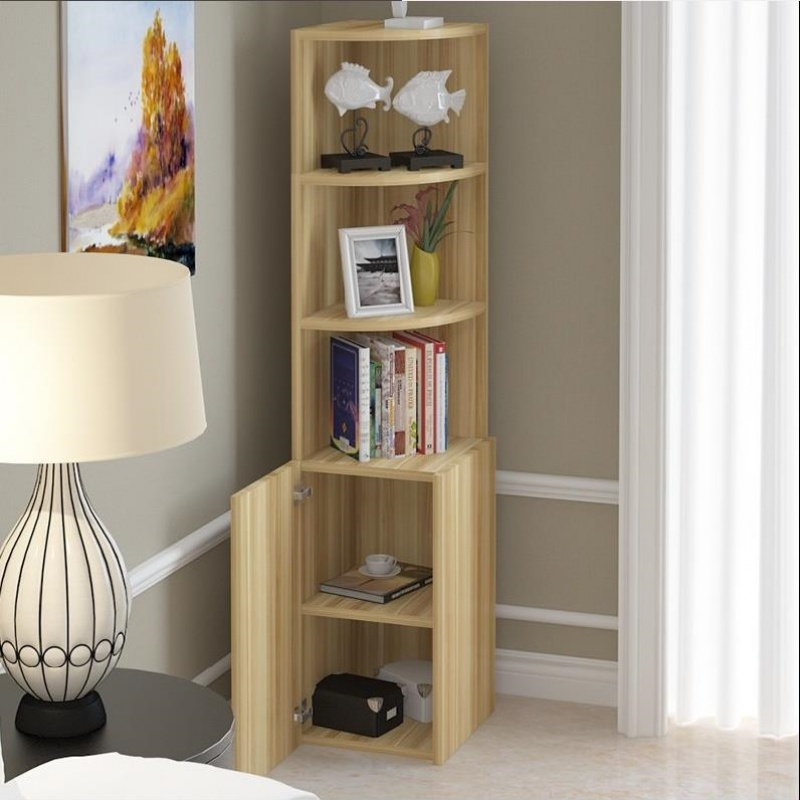 客厅墙角柜转角柜三角柜带柜卧室闪电客边柜储物柜拐角置物架简约角柜