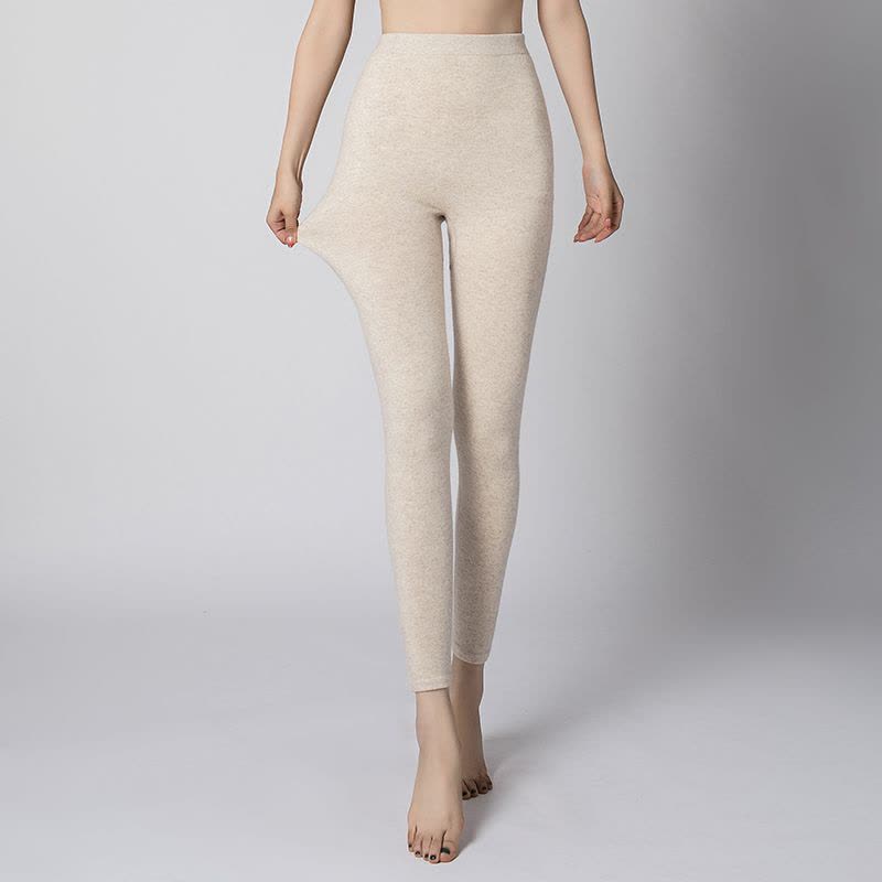 新款男女山羊绒裤男女士无缝羊毛加厚保暖打底羊绒裤男式打底裤纯羊毛裤男士纯羊毛裤男女羊绒裤加厚高腰保女士冬打底秋裤大码图片