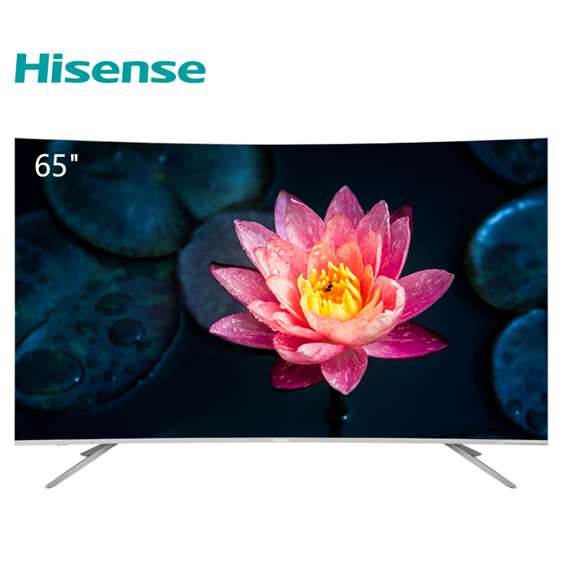 海信(Hisense)HZ65E6AC 65英寸 4K超高清 HDR 曲面无边全面屏 智能语音 人工智能液晶平板电视机