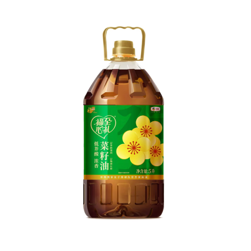 中粮福临门米油38斤 福至心礼浓香菜籽油5L*1 福临门爱福家玉米油4L*1 福临门小站稻香米5kg*2高清大图