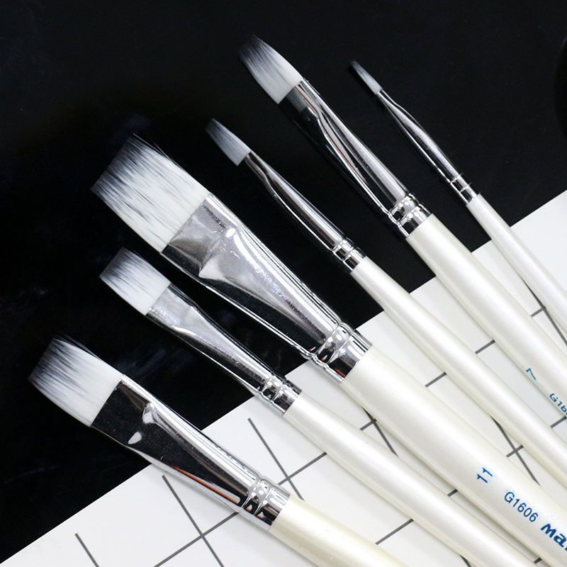 马利牌颜料画笔 水彩笔水粉笔丙烯画笔国画颜料画笔套装绘画工具