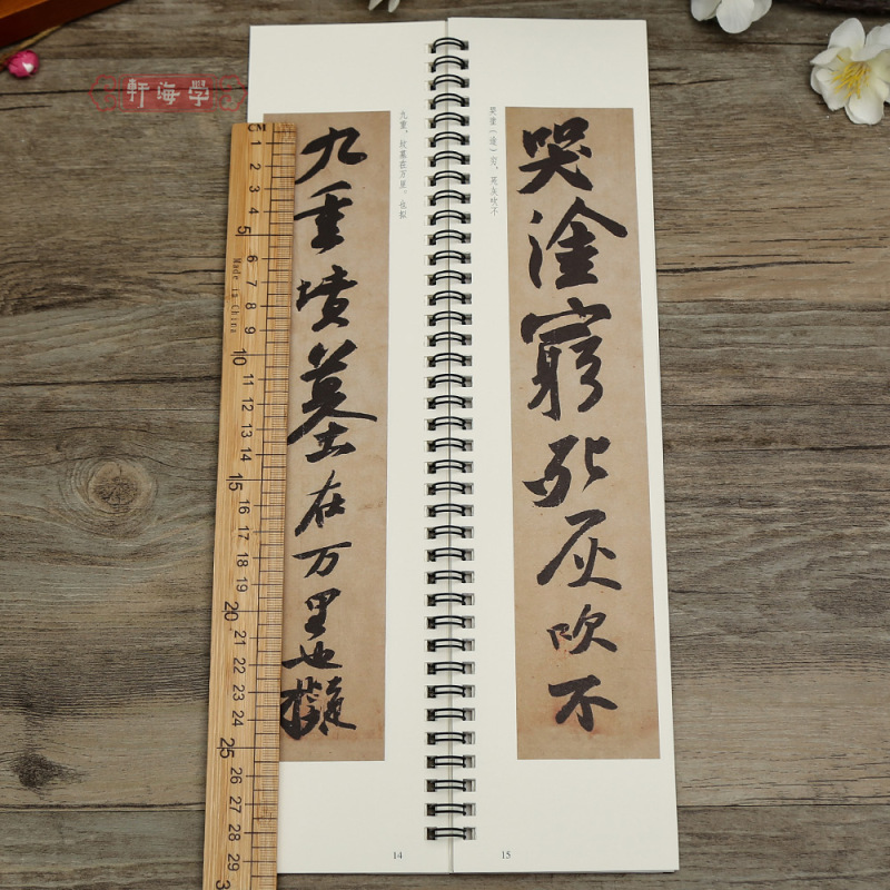 [正版]学海轩共2帖苏轼黄州寒食帖归去来兮辞近距离临摹字卡行草卷宋代原色原帖简体旁注苏东坡行书毛笔书法字帖成人学生临摹