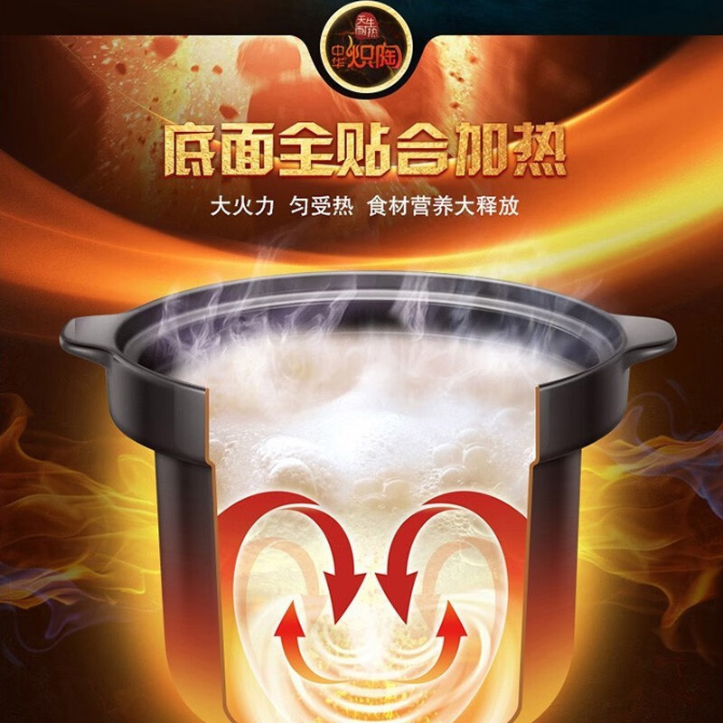 苏泊尔(SUPOR)DG60YC13 电炖锅炖盅家用中华炽陶炖汤盅养生煮粥煲汤智能预约十二大特色功能电砂锅高清大图