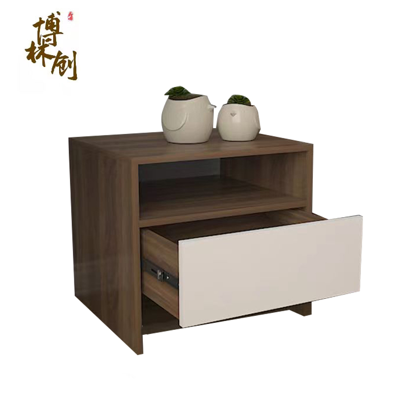 博林创 储物床头柜 尺寸款式可定制 量尺设计出图 50cm/个高清大图