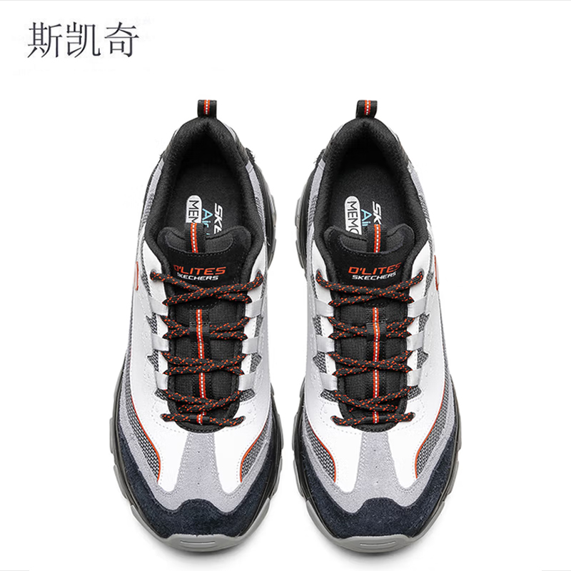 斯凯奇 男春秋新款休闲鞋 237154/BKMT-7 双高清大图