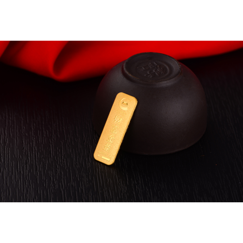 非请勿拍中国黄金au9999财富投资金条金砖5g