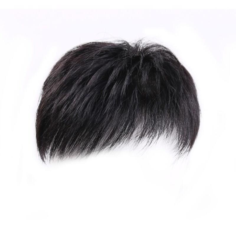 中老年假发男短发透气毛寸平头男士假发时尚隐形无痕帅气短发头套补发