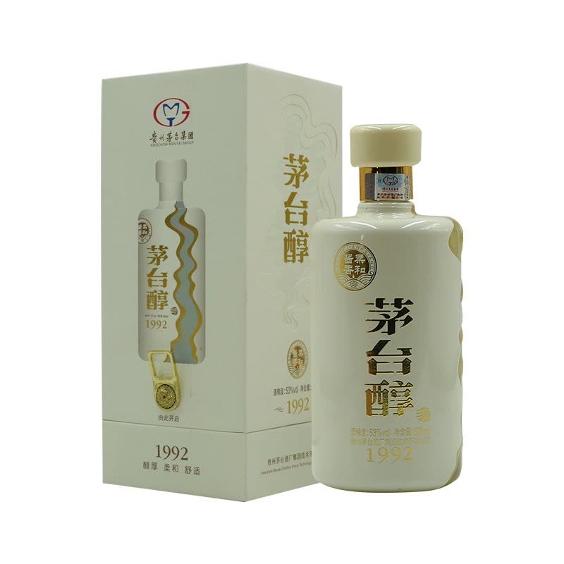 茅台茅台醇（1992） 53度500ml盒装酱香型白酒【价格图片品牌报价