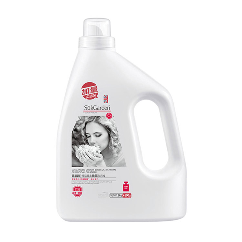 SukGarden蔬果园樱花香水除菌洗衣液3.5kg.