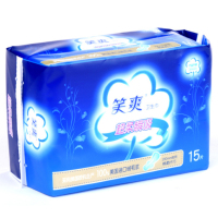 笑爽卫生巾夜用棉柔纤巧超柔瞬吸290mm15片