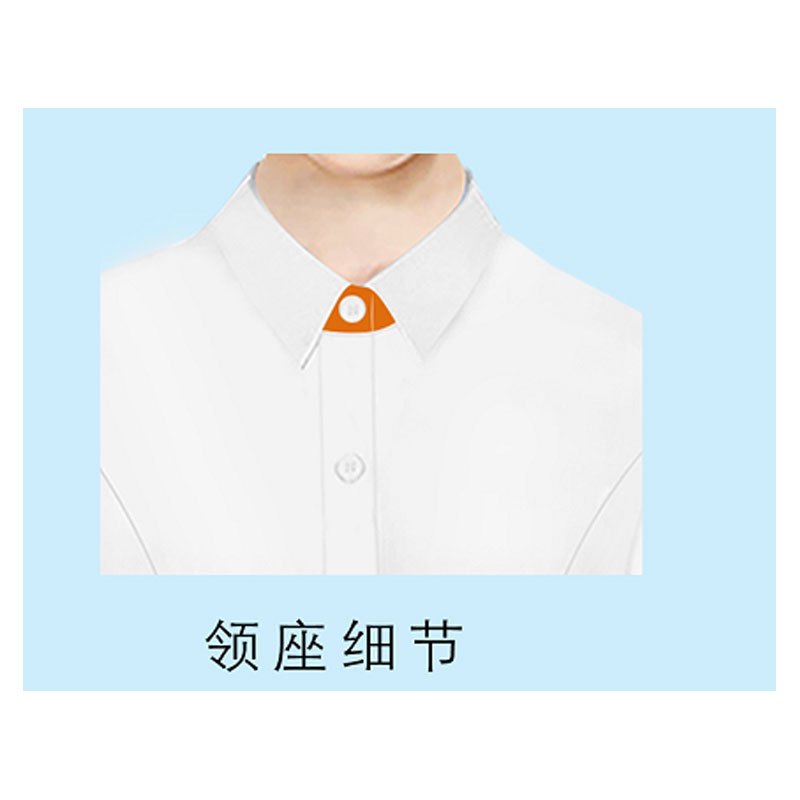 云之润女款短袖衬衣(60%棉,40%涤纶)