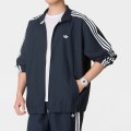 阿迪达斯（adidas）三叶草男装新款潮流时尚运动休闲防风夹克外套KB2466 ZP 3XL KS4243/藏青色