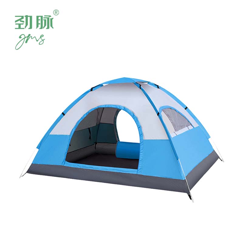 劲脉 野营防晒帐篷 橙色-200*150*120CM 顶高清大图