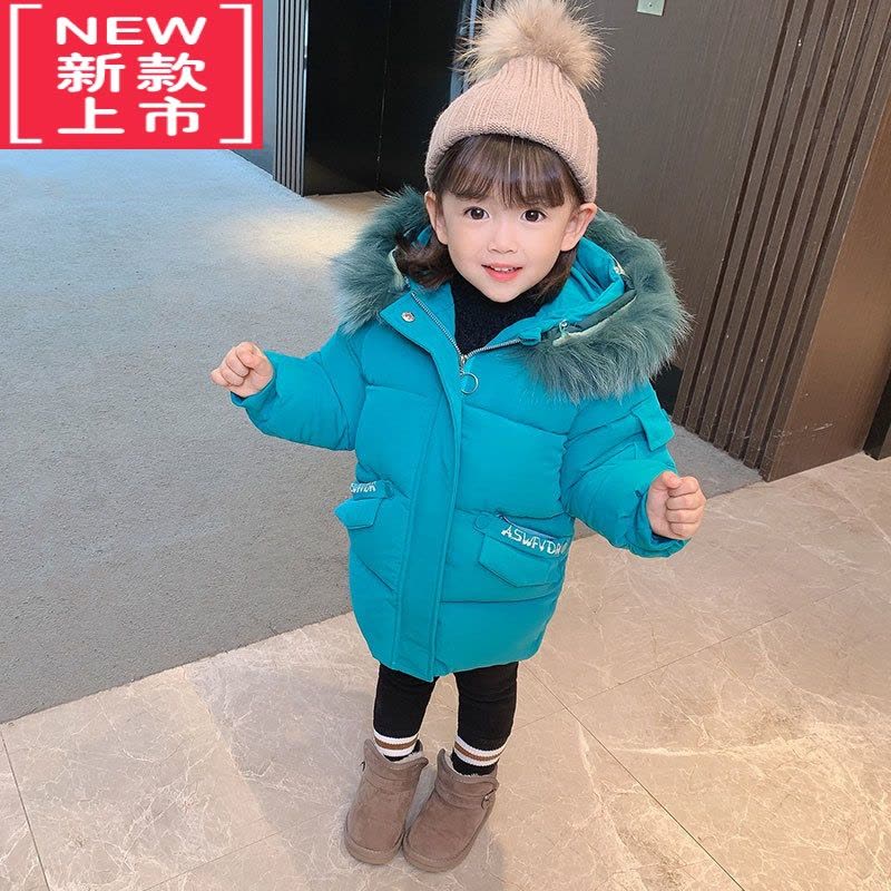 可莉允2022年新款4女童1棉衣2外套3岁棉袄洋气女宝宝冬装女孩羽绒棉服5图片
