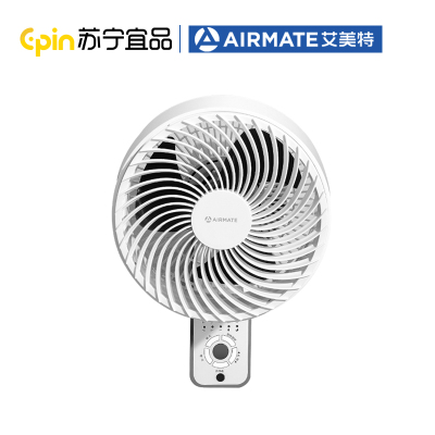 艾美特联名电风扇家用遥控墙挂式循环扇风扇摇头餐厅客厅办公壁式壁挂扇挂墙壁扇FW23-R7