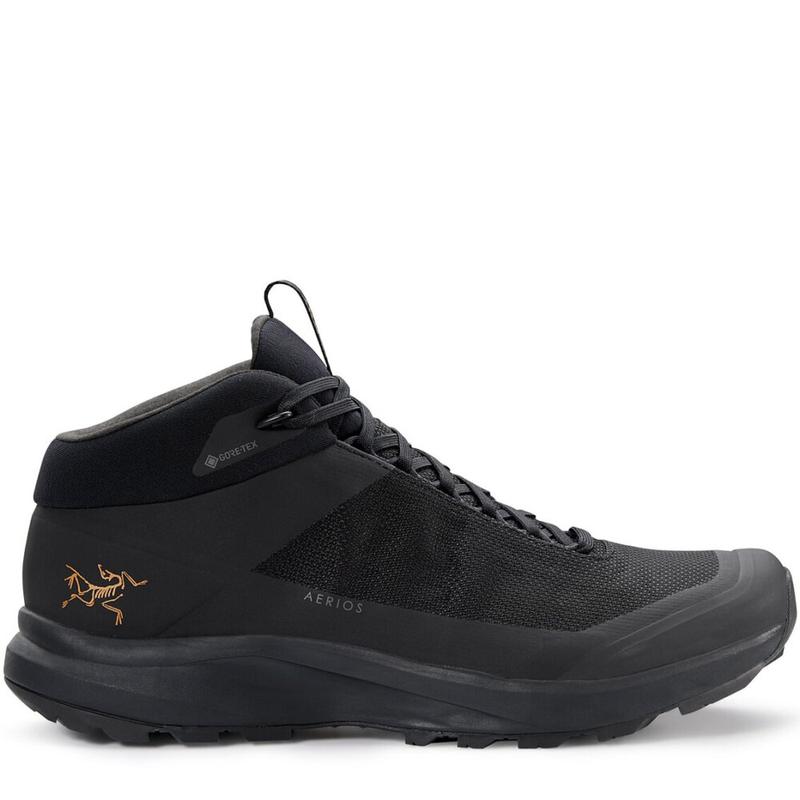 ARC‘TERYX/始祖鸟男款登山鞋轻便透气防滑中筒徒步户外越野鞋 46 Black/Black