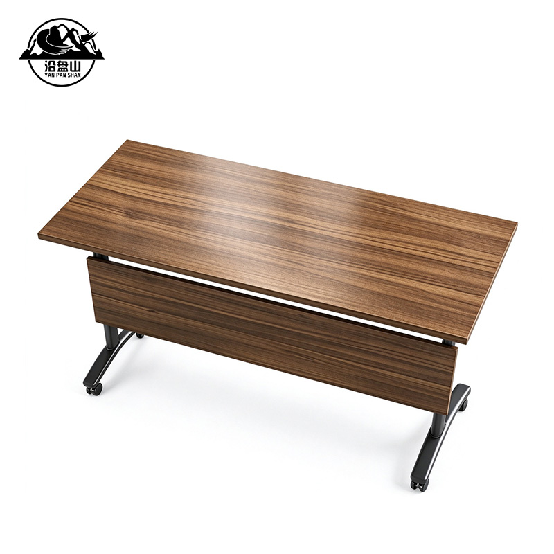 沿盘山 移动培训桌 120*50*75cm 张高清大图