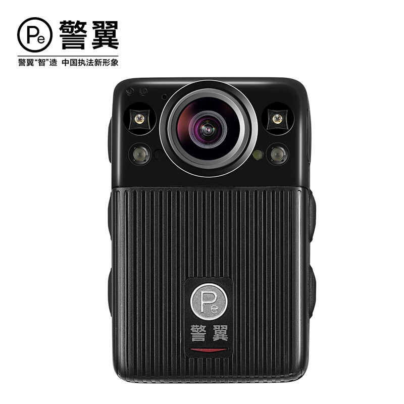 警翼F6执法记录仪1440P高清红外夜视微型隐形14H超长待机快速充电防水防尘可换电池 128G版双电 黑色