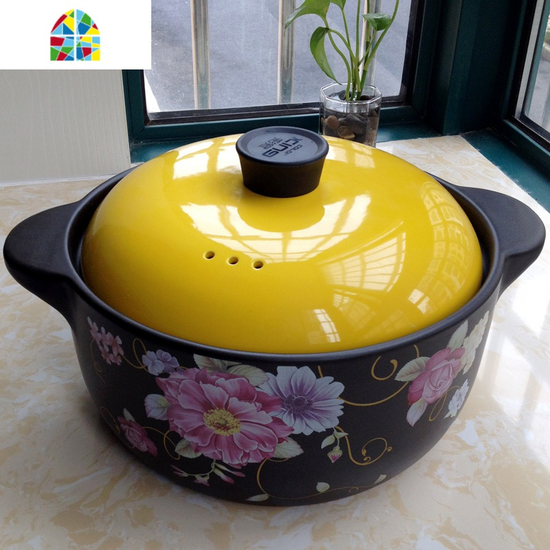 耐热陶瓷尚厨汤锅家用炖汤煲平底小沙锅煲仔饭适用砂锅