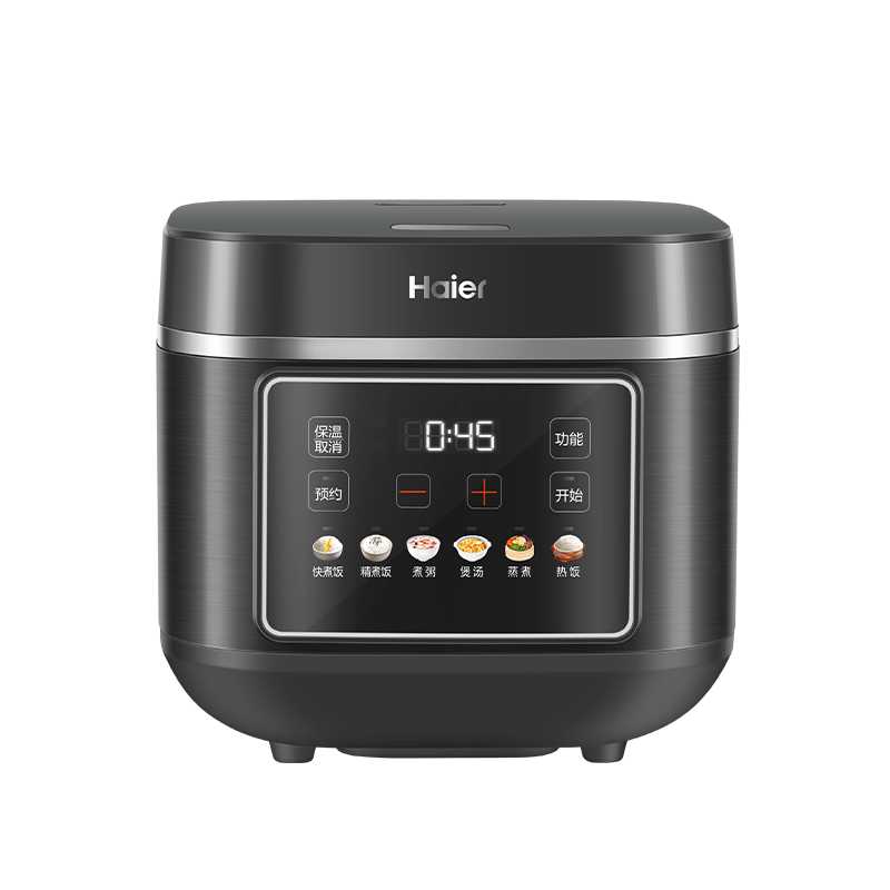 海尔(Haier)家用电饭煲彩显触控大屏4L大容量智能精准控温 HRC-C140ADZ高清大图