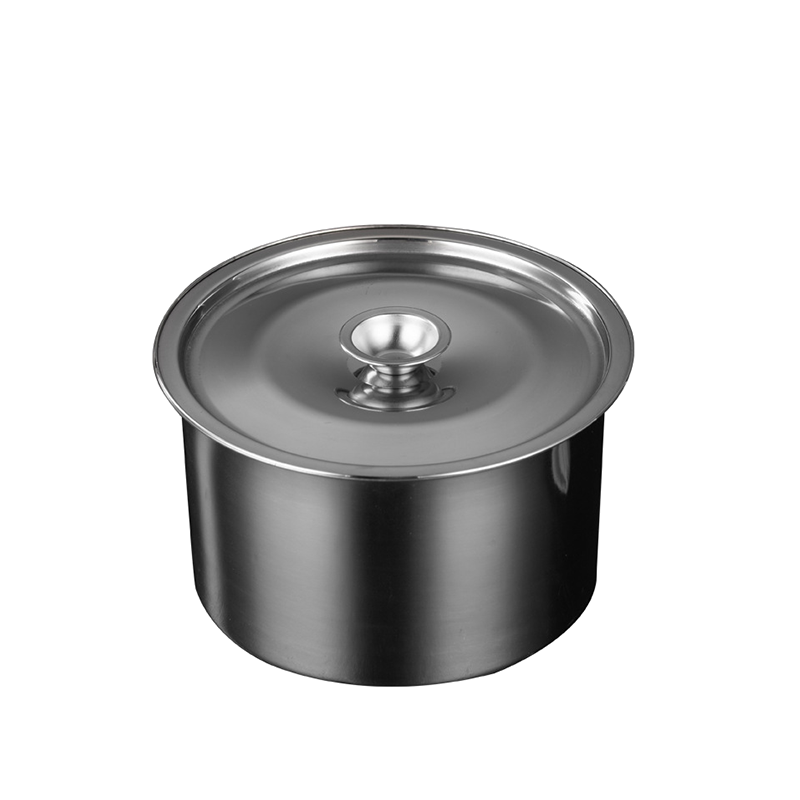 酷美智悦 304不锈钢调料罐带盖12cm KM-JZ488 个高清大图