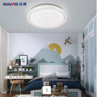冠雅(GUANYA)XD108-52W新款简约现代圆形卧室灯主卧房间LED吸顶灯三色变光温馨书房阳台灯具照射面积15其他