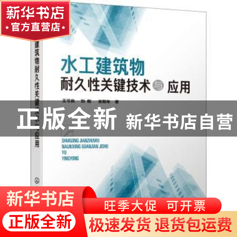 正版 水工建筑物耐久性关键技术与应用 王可良,刘刚,史斯年 化学高清大图