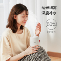 加湿器喷雾卧室大雾量可充电香薰usb纳丽雅(Naliya)便携式办 樱桃粉充电版☆打倒不湿桌☆温馨氛围夜灯加送棉棒精油▲