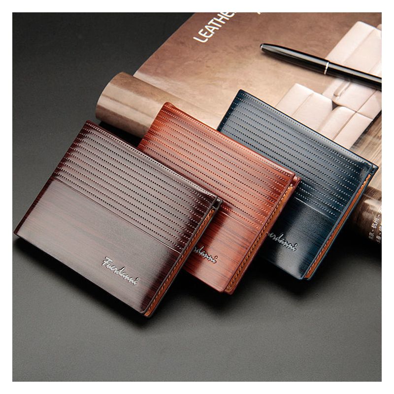 派尼美特钱包男士真皮质感短款多功能钱包耐用大容量钱包2020年新款中