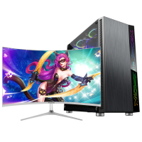 世纪之星(CENTURY STAR) 酷睿i5四核/GTX1050 D5独显/8GB内存/256GB固态 家用办公游戏电脑台式机 台式电脑 DIY组装机 组装电脑+32英寸曲面全套