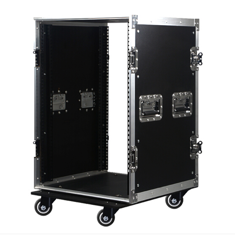 狮乐(shile) 机柜音响设备专用铝合金航空箱功放音箱话筒调音台机柜含