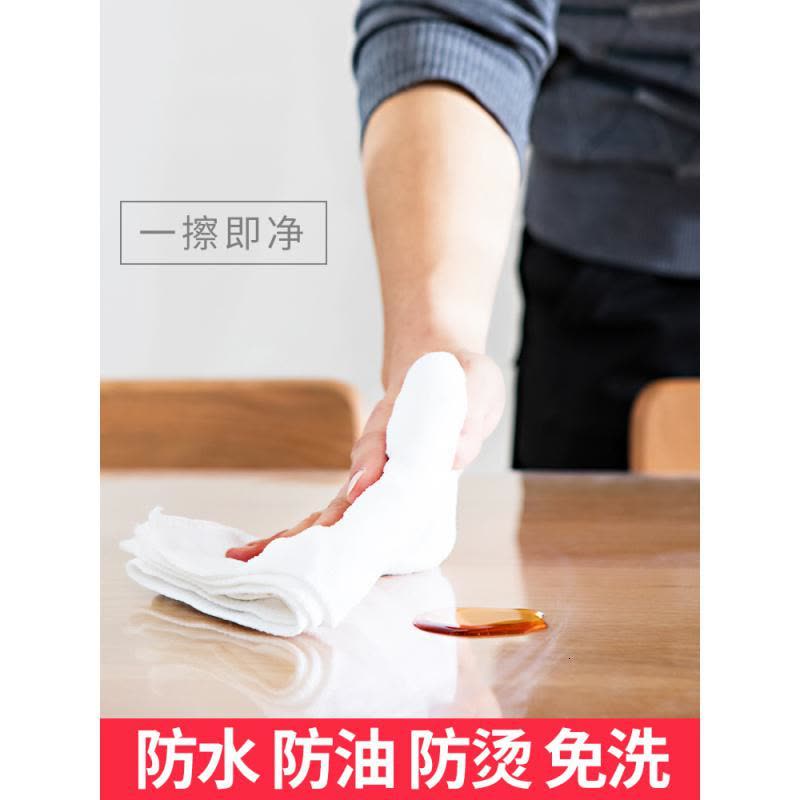 家柏饰(CORATED)水晶板透明桌垫pvc软玻璃椭圆形桌布防水防烫餐桌布塑料台布胶垫图片