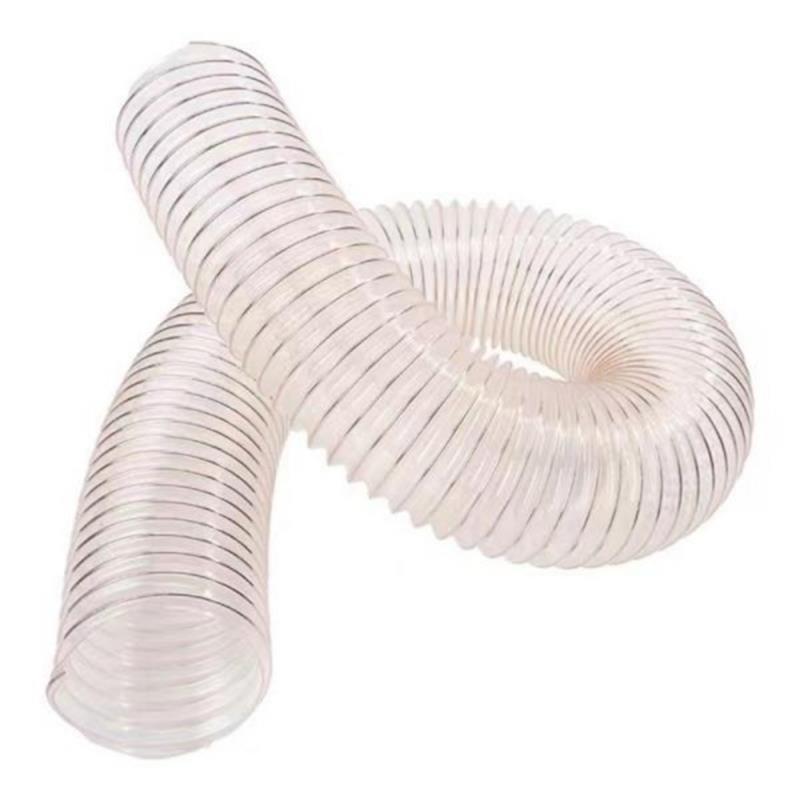 中锦科技 PU聚氨酯风管镀铜钢丝软管内径200mm壁厚0.63mm(10米)根