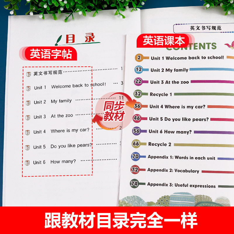 英语 三年级下 [正版]老师三年级下册英语同步字帖 人教版下英语练字帖小学3年级下pep 小学生2023下学期人教每日一