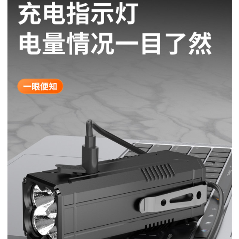 神火M12超强光手电筒112W大功率充电超亮远射户外超长续航探照灯高清大图